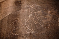 Petroglifoa Tadrart Acacus-en, Libian.