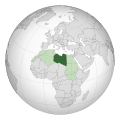 Libya example within North Africa region