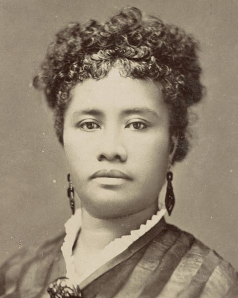 File:Liliuokalani in 1880, from- Hawaii album, p. 49, portrait of a woman (cropped).jpg
