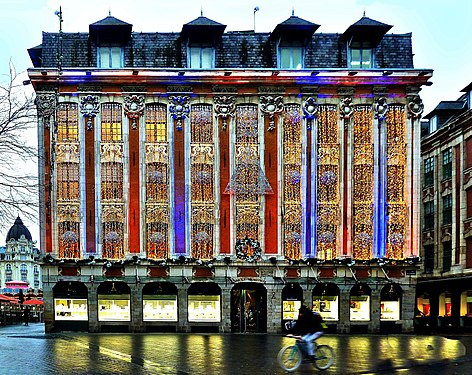 Hiver 2014, rue de la Bourse, Lille Nord (France)