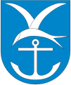 Lillesand kommune (1954–1987) Erstatta med eit anna våpen i 1987.