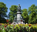 Statue of Linnaeus in Humlegården, Stockholm.