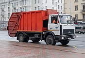 MAZ special truck in Minsk.jpg