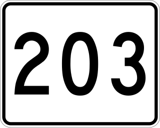 <span class="mw-page-title-main">Massachusetts Route 203</span> State highway in Suffolk County, Massachusetts, US