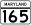 MD Route 165.svg