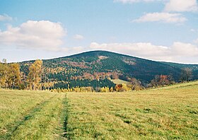 Uitzicht op de Mała Sowa vanuit Rzeczka.