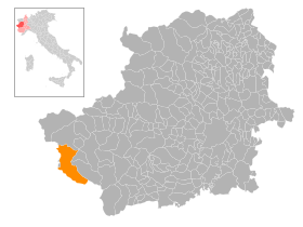 Localización de Cesane