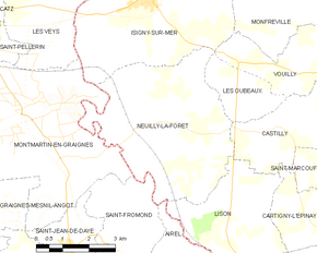Poziția localității Neuilly-la-Forêt