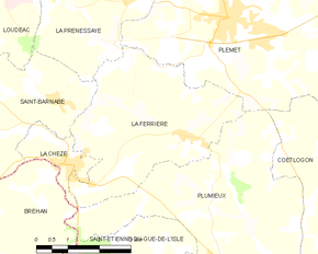 Poziția localității La Ferrière