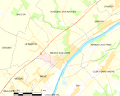 Meung-sur-Loire所在地圖 ê uī-tì
