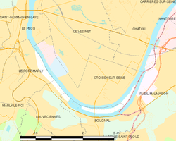 Kart over Croissy-sur-Seine