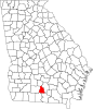 Map of Georgia highlighting Cook County Map of Georgia highlighting Cook County.svg