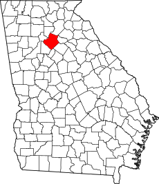 Map of Georgia highlighting Gwinnett County.svg