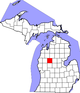 Map of Michigan highlighting Osceola County.svg
