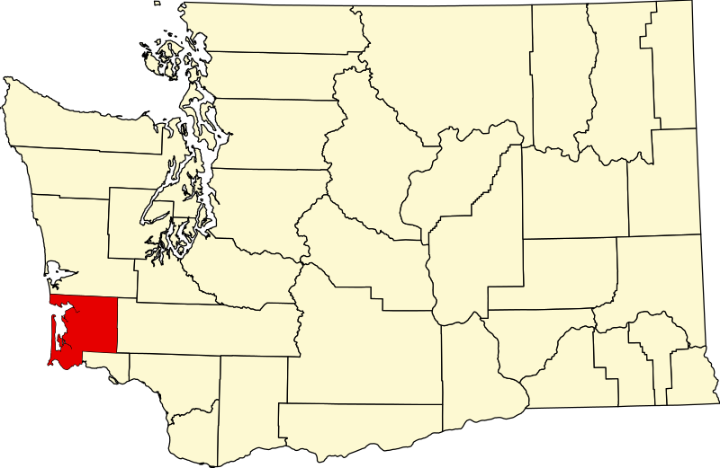 صورة:Map of Washington highlighting Pacific County.svg