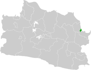 Poziția localității Cirebon