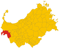 Mappa del comune di Alghero (provincia di Sassari, regione Sardegna, Italia) - 2016.svg