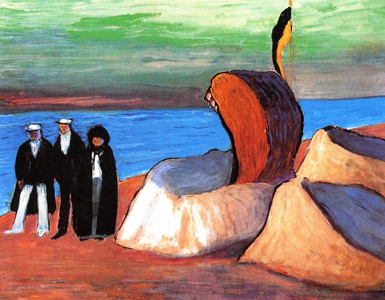 Datei:Marianne von Werefkin - The Baltic Sea at Prerow.jpg