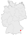 Position of Marktl am Inn in Germany