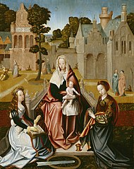 The Virgin Enthroned with St. Catherine and St. Mary Magdalene