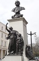 Memorial to Lord Lister, Portland Place.