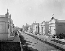 Metairie Cemetery in the late nineteenth century Metairie Cemetery.jpg
