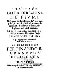 Michelini, Famiano – Trattato della direzione de' fiumi, 1664 - BEIC 1397720.jpg