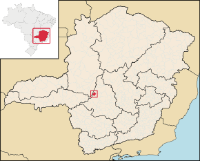 Kart over Serra da Saudade