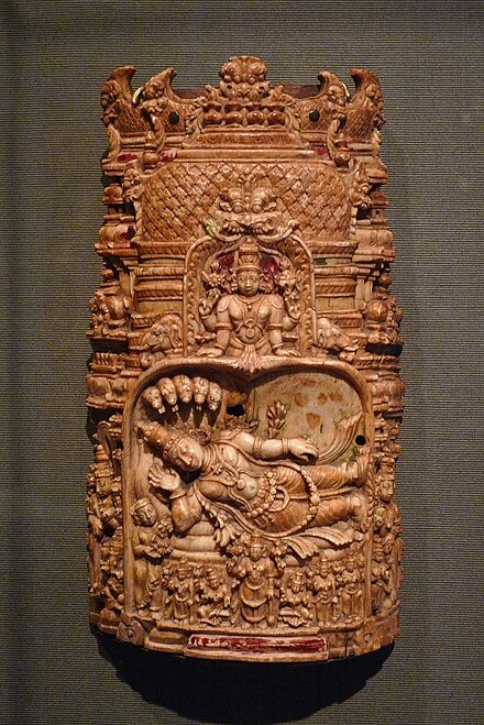 Representation of Vishnu, the primary bearer of the epithet
