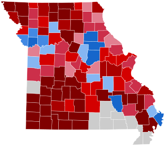 Missouri Presidential Election Results 1864.svg