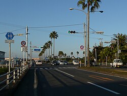 新栄町から昭栄町方面を眺める。