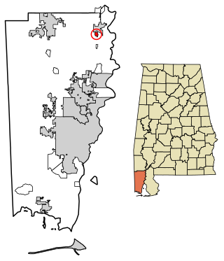 <span class="mw-page-title-main">Movico, Alabama</span> Census-designated place in Alabama, United States