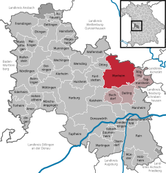 Monheim - Carte