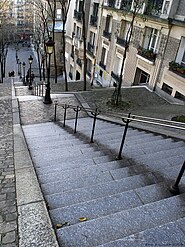 Улица Фойатье в Монмартре, Париж