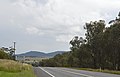 English: Town entry sign at Moonbi, New South Wales