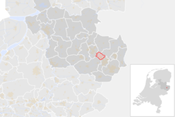 Locatie van de gemeente Borne (gemeentegrenzen CBS 2016)