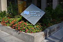 A National Bank of Canada sign outside Exchange Tower in Toronto NationalBankofCanada.JPG