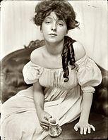 Gertrude Käsebier: Miss N (portrét Evelyn Nesbitové), 1903