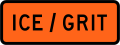 (TW-4.1) Slippery road surface due to ice or grit