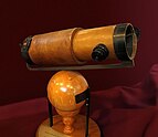 A replica of Isaac Newton's second reflecting telescope of 1672. NewtonsTelescopeReplica.jpg