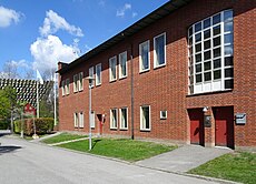 Нобелов форум, фасада према Berzelius väg