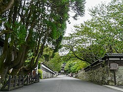 Street of Ōte-mon gate of Obi Castle