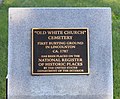 Old White Church Cemetery Plaque, Lincolnton, NC.jpg