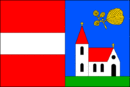 Flagge von Olešnice v Orlických horách
