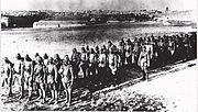 Soldiers standing in formation