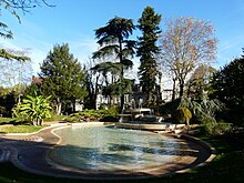 L'ancien bassin des Arènes à Périgueux.