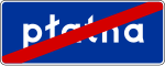 PL road sign T-28a.svg