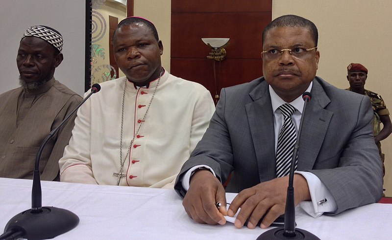 File:PM Nicolas Tiangaye, Imam Omar Kobine Layama and Mgr Dieudonné Nzapalainga, 24 Dec 2013.jpg