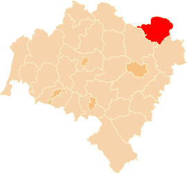 Powiat Powiat milicki v Dolnosliezskom vojvodstve (klikacia mapa)