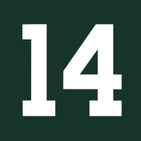 File:Packers retired number 14 green.svg